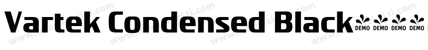 Vartek Condensed Black字体转换